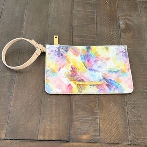 Betsey Johnson Colorful Abstract Wristlet